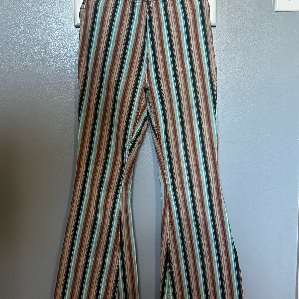 Striped Flare Pants